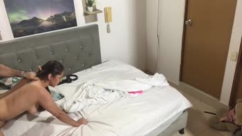May Mccarthy - May's Sugar Daddy Fantasy: Petite Tattooed Babe Rides Doggy