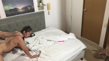May Mccarthy - May's Sugar Daddy Fantasy: Petite Tattooed Babe Rides Doggy
