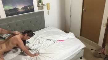 May Mccarthy - May's Sugar Daddy Fantasy: Petite Tattooed Babe Rides Doggy