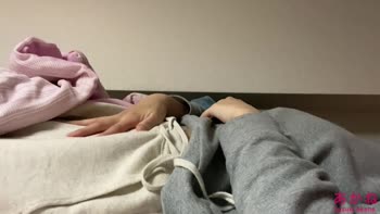 Suzukiakane's Sultry Solo: Japanese Cutie Masturbates in Cozy PJs