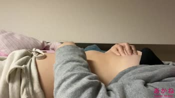 Suzukiakane's Sultry Solo: Japanese Cutie Masturbates in Cozy PJs