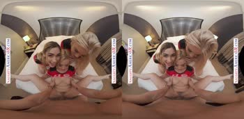 Blake Blossom & Delilah Day Score Big in Foursome VR Orgy