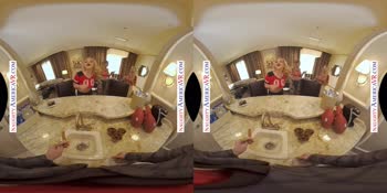 Blake Blossom & Delilah Day Score Big in Foursome VR Orgy
