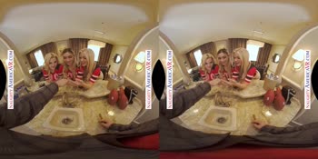 Blake Blossom & Delilah Day Score Big in Foursome VR Orgy