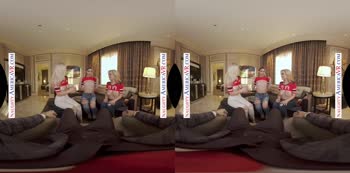 Blake Blossom & Delilah Day Score Big in Foursome VR Orgy