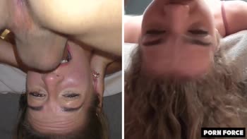 Eveline Dellai vs Porn Force: Petite Pleasure Queens in Sizzling Rough Sex Action