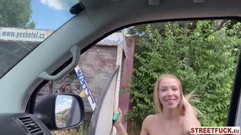 Nata Ocean's Public Pleasure: Sizzling POV Car Sex with a Stranger