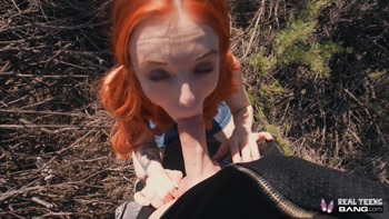 Madi Collins: Redhead Teen (18+)'s Public Flash & Hardcore Sex