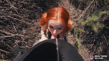 Madi Collins: Redhead Teen (18+)'s Public Flash & Hardcore Sex