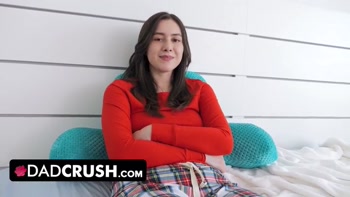 Loving Step Daughter Wants To Give Her Step Father The Best Christmas Present: Her Virginity