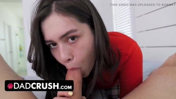 Loving Step Daughter Wants To Give Her Step Father The Best Christmas Present: Her Virginity