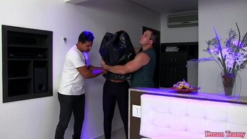 Thirsty Erika Lee Quenches Her Cravings in Scorching Double Anal Threesome