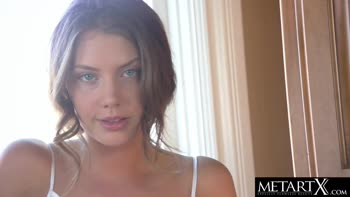 Elena Koshka's Kitchen Delight: Petite Brunette Teasing Herself