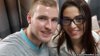 Teen (18+) Babe's Natural Tits in Hardcore Fucking Frenzy