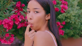 Sultry Solo: Naomi Hill's Outdoor Seduction