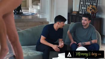 Stepmom Pristine Edge's Big Dick Threesome Temptation