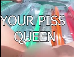 Davita May's Sassy Solo: Pissing on Plushie in POV