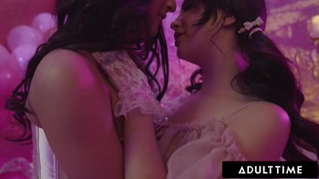 ADULT TIME - Pink Dolls Jane Wilde & Trans Khloe Kay Share Intense istry With Passionate Sex