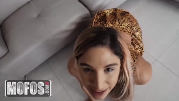 MOFOS - Abella Danger Displays Her Deepthroat Skills Before Grinding On JMac In Reverse Cowgirl