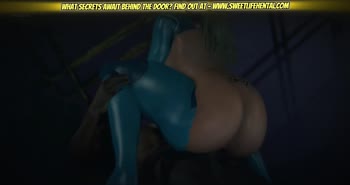 Sweet Life Hentai X - Sweet Life's Blonde Seduction: BBC Creampie & Rimming Delight