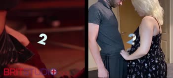British Blowjob Battle: Teenage Twosome Compete for Cumshot Crown