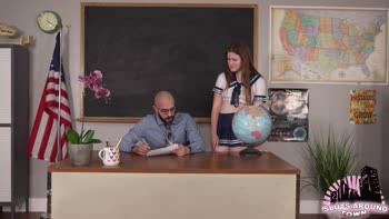 Peter King Teaches Teen (18+) Russian Student A Lesson in Love