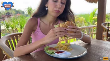Katty West's Café Cumshow: Covered in Cum & Delight