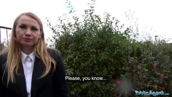 Blonde Russian Babe Madison Lush Sucks and Gets Screwed on the Road