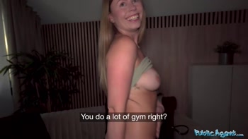 I found a lost girl with lovely big tits and ass - Public Agent