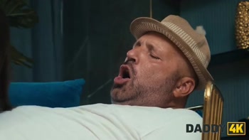 DADDY4K. Girlfriend helping him ease the pain