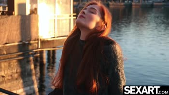 Jia Lissa's Daring Redhead Solo: Riding Toys to Multiple Orgasms