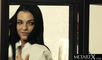 Sapphira A's Sultry Solitude: Face-Down Masturbation in Lingerie
