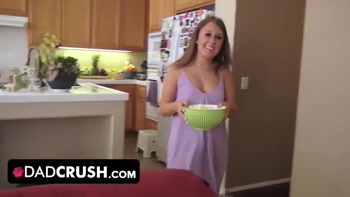 Dad Crush - Stepdad Stretched Stepdaughter’s Tight Pussy