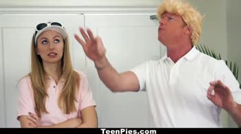 Alexa Grace's Presidential Creampie: Blonde Bombshell Filled by the Big Man