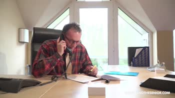 Job Interview Gets Hairy: Senior Citizen's Dirty Desires