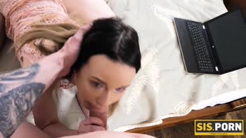Caught in Secret: Stepbrother Spies Sis's Petite Russian Delight