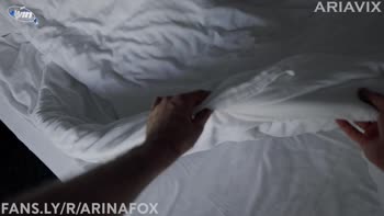 AriaVix's Red-Haired Beauty: Licked to Orgasm, Footjob Frenzy & Creampie Finish