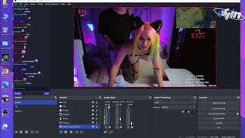 Unipcorn's Streamer Girl Gobbles Cum While Studying League of Legends