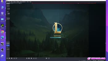 Unipcorn's Streamer Girl Gobbles Cum While Studying League of Legends
