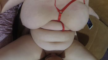 Smackedone's Big Boobed Babe: Face-Filling Creamy Delight
