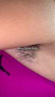 NinaStinkFeet - Nina's Hairy Secrets: Sweat-Glistened Armpits Exposed