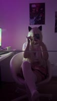 SinnerBaeee's Anime Cosplay Delight: Skinny Teen (18+) in Maid Outfit