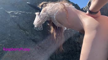 Raspberry_Pussy - Raspberry Pussy's Beach Seduction: Sizzling Teen (18+) Step Fantasy