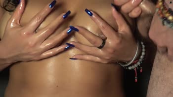 FuckingMyStepsis's Step Sibling Seduction: Hands-On Big Tits & Long Nails Handjob
