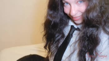 SexNinja's Teen (18+) Temptress Squirting in Uniform Roleplay