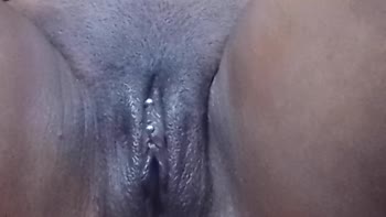 Skymile's Ebony Squirt Tease: Daddy's Little Mistress Gets Caught