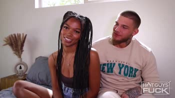 Marina Gold's College Pal Hookup: Bisexual Threesome Redhead Orgy
