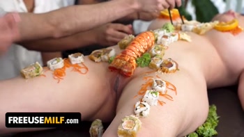 Busty Asian Chef Combines Freeuse Sex and Fine Dining