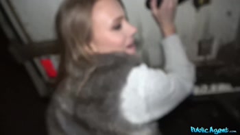 Public Agent - Holiday Girl Blowjob And Hard Fuck In Public