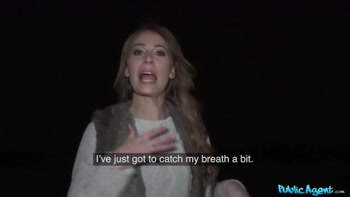Public Agent - Holiday Girl Blowjob And Hard Fuck In Public